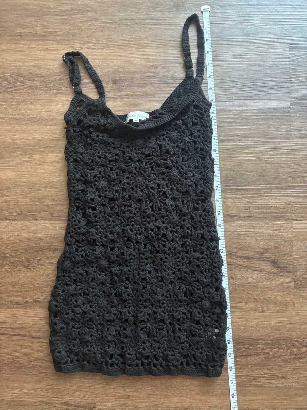 Frankie’s Bikinis Sunshine Crochet Mini Dress - Picture 5 of 5